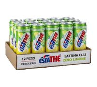 Estathé LIMONE ZERO 12 Lattine The thé Ferrero Bevanda Estathe Senza Zuccheri