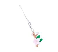 ESTCNK Accessori per telefono Ciondolo a forma di ramo di fiore portachiavi per telefono portachiavi da appendere al telefono Bel portachiavi per le donne