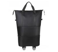 ESTCNK Borsa da viaggio impermeabile con puleggia grande capacità portatile rotolamento bagagli Bag, Nero