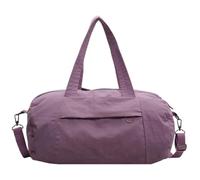 ESTCNK Borsa da viaggio per fitness da donna, in nylon, borsa da palestra con grande capacità, adatta per varie occasioni, Viola