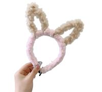 ESTCNK Cerchietto per capelli con orecchie di gatto peloso, per feste, cosplay, cartoni animati