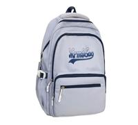 ESTCNK Comodo zaino da scuola zaino casual con tracolla regolabile unico grande capacità zaini per adolescenti per studenti, blu, Blu