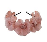 ESTCNK Fasce per capelli con fiori artificiali fatte a mano, comoda decorazione per carnevale