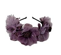 ESTCNK Fasce per capelli con fiori artificiali fatte a mano, comoda decorazione per carnevale