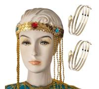 ESTCNK Fascia per capelli egiziana per cosplay, a forma di serpente, per adulti, per feste di Halloween