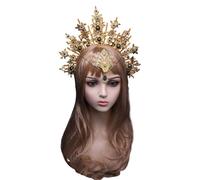 ESTCNK Fascia per capelli fai da te in stile barocco per adulti, con strass