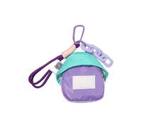 ESTCNK Portachiavi compatto e delicato per zaino, leggero, in miniatura, accessorio per lo shopping e le lezioni, Viola, As show