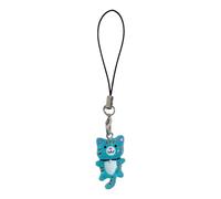 ESTCNK Portachiavi in resina a forma di gatto, elegante accessorio per chiavi, regalo per giovani adulti che amano i disegni di animali carini, Blu, As show