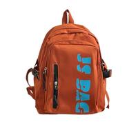 ESTCNK Teen Ragazza Zaino Harajuku Lettera Stampa Nylon Zaino Scuola Studente Libro Borsa, Rosso