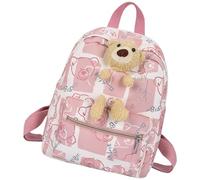 ESTCNK Zaino con tracolla regolabile per bambini, per la scuola, per l'asilo e le attività scolastiche, colore rosa, Rosa