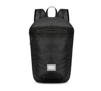 ESTCNK Zaino pieghevole, borsa a tracolla, borsa per la scuola, unisex, per escursioni, viaggi e uso quotidiano, Nero
