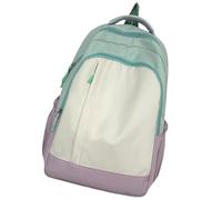 ESTCNK Zaino pratico per la scuola con grande capacità con tracolla regolabile borse per laptop zaino per studenti e uso quotidiano, verde, Verde