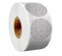 ESTDKMNOS Adesivi con timbro a secco, Adesivi for goffratura rotondi rossi da 1 pollice for buste matrimonio San Valentino 50-300 pezzi(Qy980-50pcs)