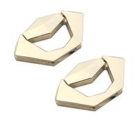 ESTDKMNOS al bordo dell'armadio della cucina nascosta, Edge Finger Pull In lega di zinco, confezione da 2, multicolore, distanza dei fori 52 mm(C)