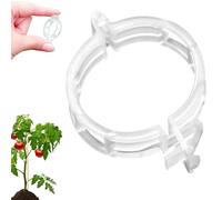 ESTDKMNOS Le Piante supportano Il Clip della vigna, Clip di Fissaggio for Supporto for Vite da Giardino 100-300 Pezzi Multicolore for Piante rampicanti(White-300pcs)