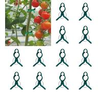 ESTDKMNOS Le Piante supportano Il Clip della vigna, Clip di Supporto for Piante 200 Pezzi, plastica, Multicolore, rampicante for pomodori St Trellis Vine(B# Small)