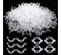 ESTDKMNOS Le Piante supportano Il Clip della vigna, Clip di Supporto for Vite da Giardino, 300 Pezzi, Traliccio in plastica for la Crescita dei Fiori Verdure e pomodori
