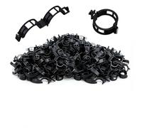 ESTDKMNOS Le Piante supportano Il Clip della vigna, Clip di Supporto for Vite da Giardino for La Crescita Eretta Pomodori E Multicolore 150 300 Pezzi(Black 300pcs)