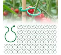 ESTDKMNOS Le Piante supportano Il Clip della vigna, Clip for Piante rampicanti in plastica, Supporto for Stelo, Vite di Pomodoro, Fissaggio, Giardino, 100 Pezzi(100pcs)