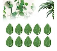 ESTDKMNOS Le Piante supportano Il Clip della vigna, Clip in plastica da Parete for Supporto for Piante rampicanti, 100/150/300 Pezzi, for Interni ed Esterni(Leaf)