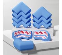 ESTDKMNOS Protezione degli Angoli dei mobili, Proteggi Angoli E Bordi Autoadesivi A Forma di L Multicolor 10 20 Pz for Mobile da Scrivania(Blue,20pcs)