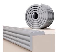 ESTDKMNOS Protezione degli Angoli dei mobili, Proteggi Bordi e paraurti in Schiuma autoadesiva for mobili Taglienti Multicolore 2-10 m(W-Light Gray,10m/32.8ft)