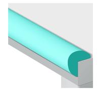 ESTDKMNOS Protezione degli Angoli dei mobili, Proteggi Bordi in Schiuma autoadesiva Strisce for Cuscini angolari a Forma di L Multicolori 2-20 m(Light,10m/32.8ft)