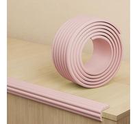 ESTDKMNOS Protezione degli Angoli dei mobili, Proteggispigoli in Schiuma, Multicolor, Multisize, S/I Resist, Piani Tavolo, Caminetti, Armadi(W- Pink,2m/6.5ft)