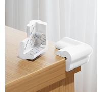 ESTDKMNOS Protezione degli Angoli dei mobili, Protezioni for Angoli e Bordi a Forma di L, Multicolori, in Diverse Misure(White,20pcs)