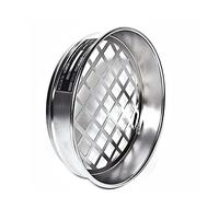 ESTDKMNOS Test di Acciaio Inossidabile screening di Rete sot Laboratory Standard Square Hole Test Sieves 20cm 0.15-53mm for Gravel And Stone 13 PCS(19 mm)