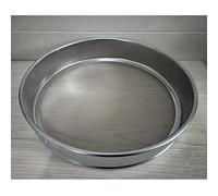 ESTDKMNOS Test di Acciaio Inossidabile screening di Rete sot Setacci for Test di Laboratorio 10-80 Mesh 4,75-0,15 mm Apertura 20 cm Diametro 5 Altezza SS304 8 Pezzi(12 Mesh)