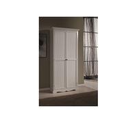 Estea Mobili - Mobile Armadio PORTASCOPE DISPENSA Bianco Laccato 2 Ante Arte POVERA - 111046641373