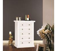 EsteaMobili CASSETTIERA Legno Bianco Opaco