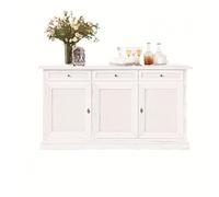 EsteaMobili - CREDENZA Legno Base Mobile Legno Bianco Opaco - codluis 305-305 - Come Foto