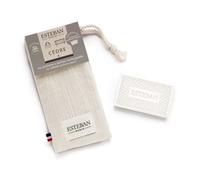 Esteban Cedre La mia Pochette Porta Profumo Ecru Ceramica Profumata Ricaricabile con Sacchetto di Garza di Cotone