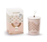 Esteban Paris - Candela decorativa profumata ricaricabile IRIS CACHEMIRE 170g con tappo in ceramica