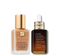 Estee Lauder Double Wear Stay-in-Place Makeup & Advanced Night Repair Serum Bundle (Various Shades) - 2C3 Fresco 2C3 Fresco