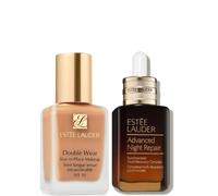 Estee Lauder Double Wear Stay-in-Place Makeup & Advanced Night Repair Serum Bundle (Various Shades) - 3C2 Pebble 3C2 Pebble