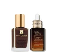 Estee Lauder Double Wear Stay-in-Place Makeup & Advanced Night Repair Serum Bundle (Various Shades) - 9N1 Ebony 9N1 Ebony