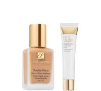 Estee Lauder Double Wear Stay-in-Place Makeup & Double Wear Smooth and Blur Primer Bundle (Various Shades) - 2C2 Pale Almond 2C2 Pale Almond