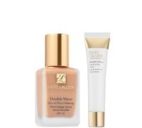 Estee Lauder Double Wear Stay-in-Place Makeup & Double Wear Smooth and Blur Primer Bundle (Various Shades) - 1C1 Cool Bone 1C1 Cool Bone