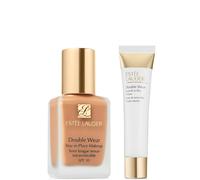 Estee Lauder Double Wear Stay-in-Place Makeup & Double Wear Smooth and Blur Primer Bundle (Various Shades) - 3C2 Pebble 3C2 Pebble