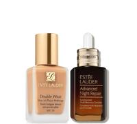Estee Luader Double Wear Stay-in-Place Makeup & Advanced Night Repair Serum Bundle (Various Shades) - 2W0 Warm Vanilla 2W0 Warm Vanilla