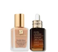 Estee Luader Double Wear Stay-in-Place Makeup & Advanced Night Repair Serum Bundle (Various Shades) - 2W2 Rattan 2W2 Rattan
