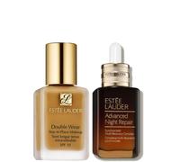 Estee Luader Double Wear Stay-in-Place Makeup & Advanced Night Repair Serum Bundle (Various Shades) - 4W2 Toasty Toffee 4W2 Toasty Toffee