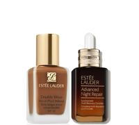 Estee Luader Double Wear Stay-in-Place Makeup & Advanced Night Repair Serum Bundle (Various Shades) - 5W1.5 Cinnamon 5W1.5 Cinnamon