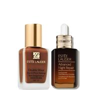 Estee Luader Double Wear Stay-in-Place Makeup & Advanced Night Repair Serum Bundle (Various Shades) - 6N1 Mocha 6N1 Mocha