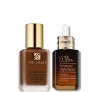 Estee Luader Double Wear Stay-in-Place Makeup & Advanced Night Repair Serum Bundle (Various Shades) - 7C1 Rich Mahogany 7C1 Rich Mahogany