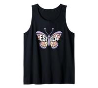 Estela Butterfly - Personalizzato Carino Nome Word Art Canotta