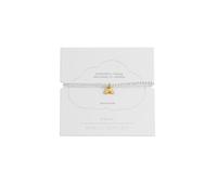 Estella Bartlett Braccialetto elastico con scritta in inglese "Wonderful Things Are Going To Happen", colore arcobaleno di Siena, Misura unica, Metallo placcato oro, Non pietra preziosa